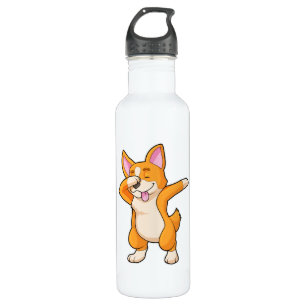 Welsh Corgi at Hip Hop Dance Dab 710 Ml Water Bottle