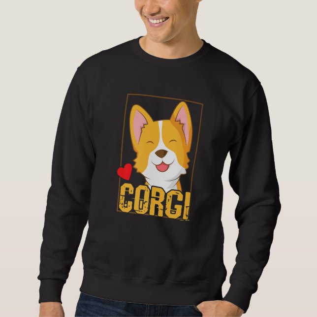 Welsh Corgi Cardigan Dog Sweatshirt (Front)