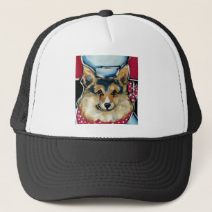 Welsh Corgi Cardigan Trucker Hat