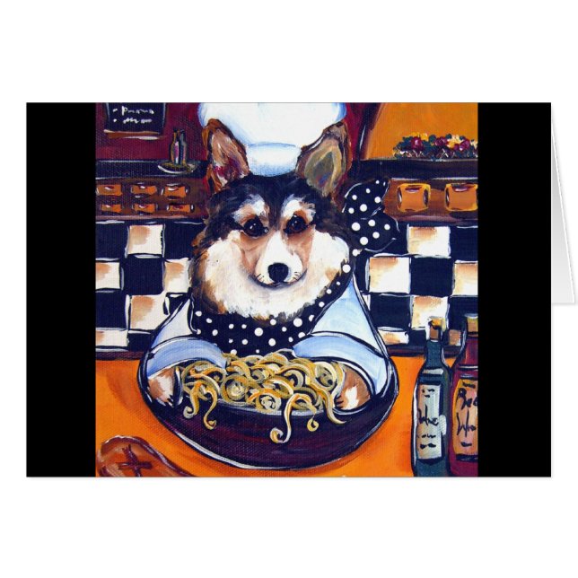 Welsh Corgi Chef (Front Horizontal)