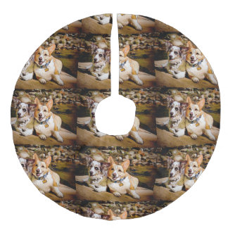 Welsh Corgi Christmas Tree Skirt