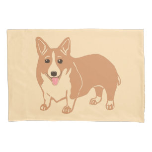 Welsh Corgi Creme Pillowcase