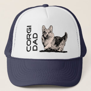 Welsh Corgi Dad Cap Trucker Hat