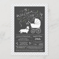 Welsh Corgi Dog Baby Shower