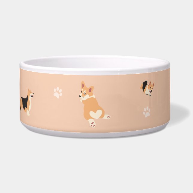 WELSH CORGI DOG BOWL (Front)