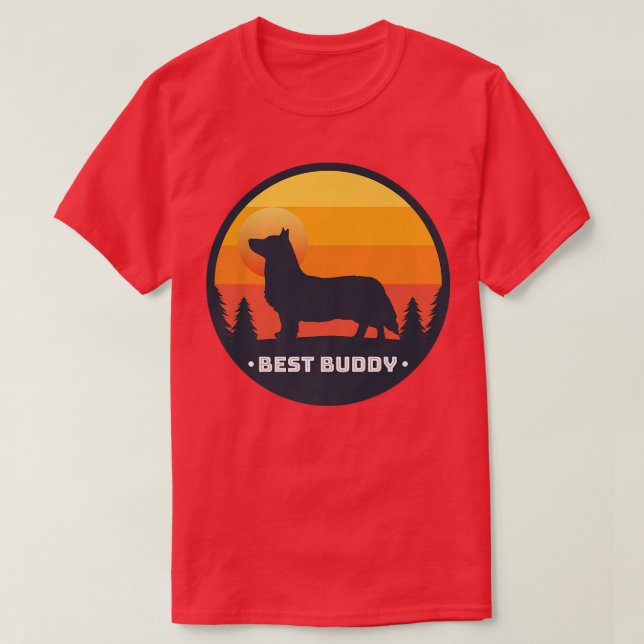 Welsh Corgi Dog Breed 1497 T-Shirt (Design Front)