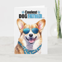 Welsh Corgi Dog Coolest Dad Father's Day