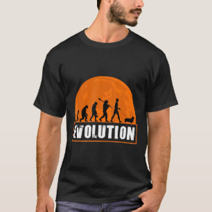Welsh Corgi Dog Dad Human Evolution T-Shirt