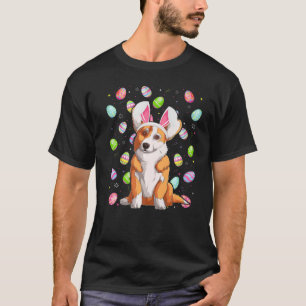 Welsh Corgi Dog Easter Egg Welsh Corgi Easter Sund T-Shirt