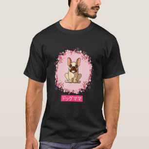 Welsh Corgi Dog Japanese Cherry Blossom T-Shirt