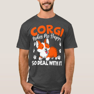 Welsh Corgi Dog Lover Puppy Owner Corgi Breeder Pu T-Shirt