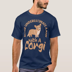 Welsh Corgi Dog Lover T Corgi Dad Corgi Lover Desi T-Shirt
