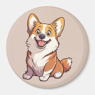 Welsh Corgi dog Mug Magnet