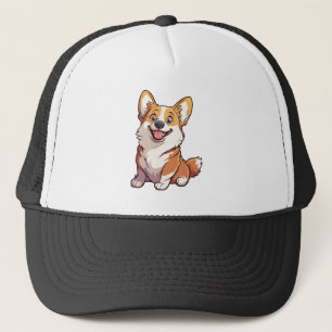 Welsh Corgi dog Mug Trucker Hat