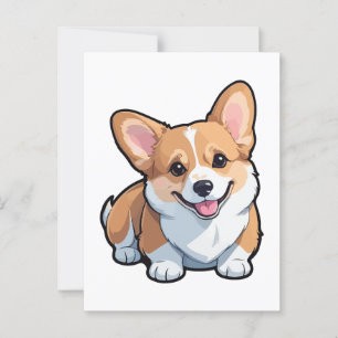 Welsh Corgi dog Postcard