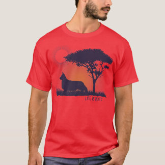 Welsh Corgi Dog Retro1613 T-Shirt