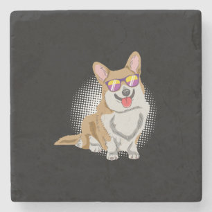 Welsh Corgi Dog Stone Coaster