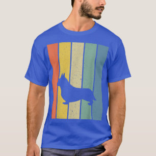 Welsh Corgi Dog Vintage Retro 70s 80s Corgi Lover T-Shirt