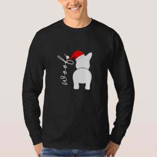 Welsh Corgi Dog With Santa Christmas Hat T-Shirt