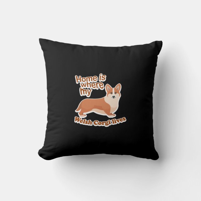 Welsh Corgi Home Cushion (Front)