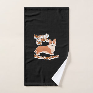 Welsh Corgi Home Hand Towel