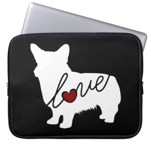 Welsh Corgi Love Laptop Sleeve