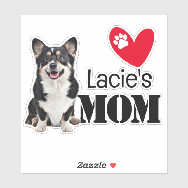 Welsh Corgi Mum Personalised (Sheet)