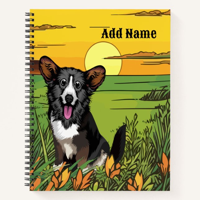 Welsh Corgi Notebook (Front)