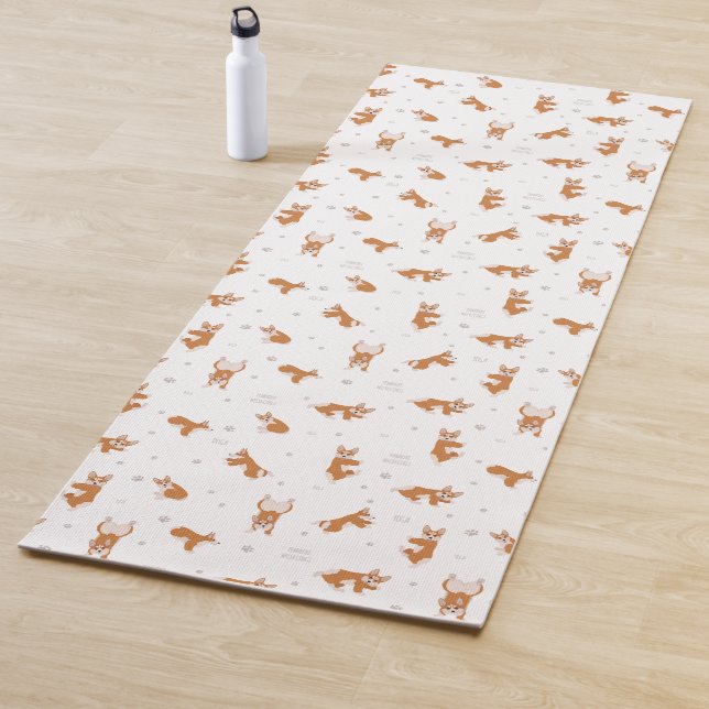 Welsh Corgi Pemboke dog yoga  Mat (In Situ)