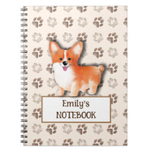 Welsh Corgi Pembroke dog footprint customisable