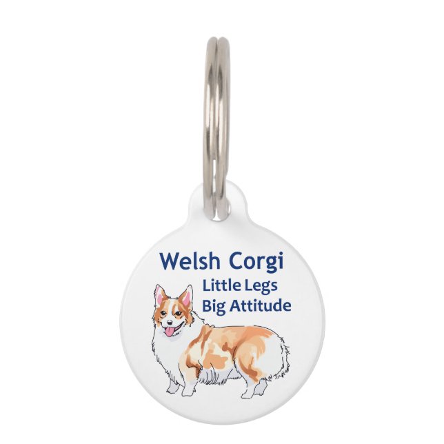 Welsh Corgi Pet Tag (Front)