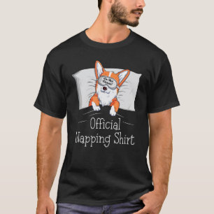 Welsh Corgi Power Napper Dog Napping T-Shirt