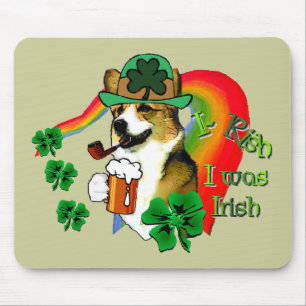 Welsh Corgi Saint Patrick's Day Mouse Pad