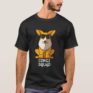 Welsh Corgi Squad Dog Mum Dog Dad Sunglasses T-Shirt