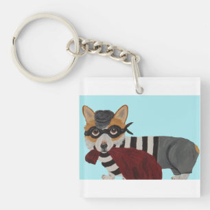  Welsh Corgi Treat Thief Burglar Key Ring