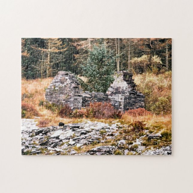 WELSH COTTAGES JIGSAW PUZZLE (Horizontal)