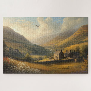 Welsh Countryside Valley Jigsaw Puzzle