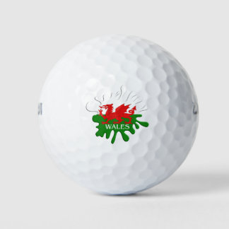 Welsh Cymru Flag Golf Balls