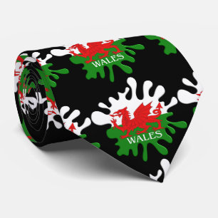 Welsh Cymru Flag Tie