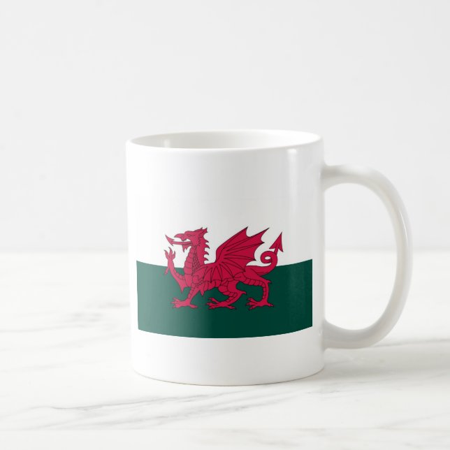 Welsh Dragon Coffee Mug (Right)
