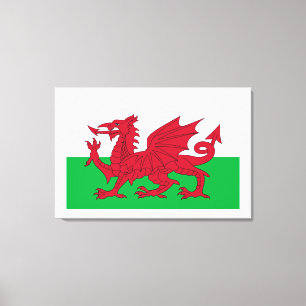 Welsh Dragon ~ Flag of Wales Canvas Print