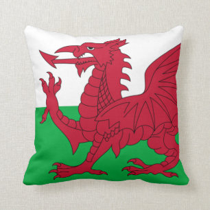 Welsh Dragon ~ Flag of Wales Cushion