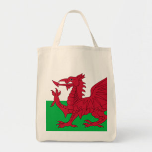 Welsh Dragon ~ Flag of Wales Tote Bag