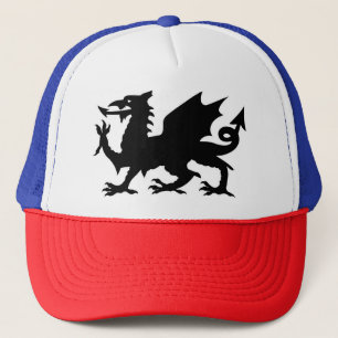 Welsh Dragon Flag, Wales Dragon Flag, England Trucker Hat