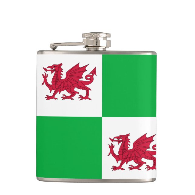 Welsh dragon flask (Front)