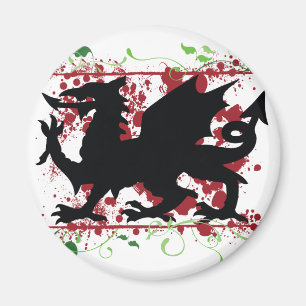 Welsh Dragon Magnets