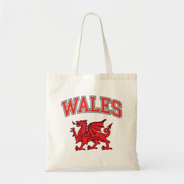 Welsh Dragon Tote Bag (Front)