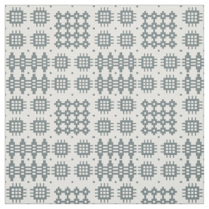 Welsh Faux Tapestry Slate on Grey Pattern Fabric