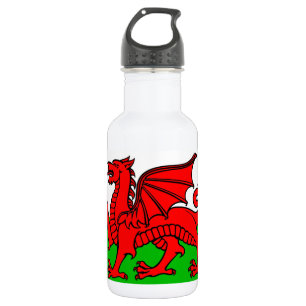 Welsh flag 532 ml water bottle