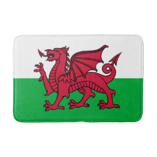 Welsh Flag Bath Mat